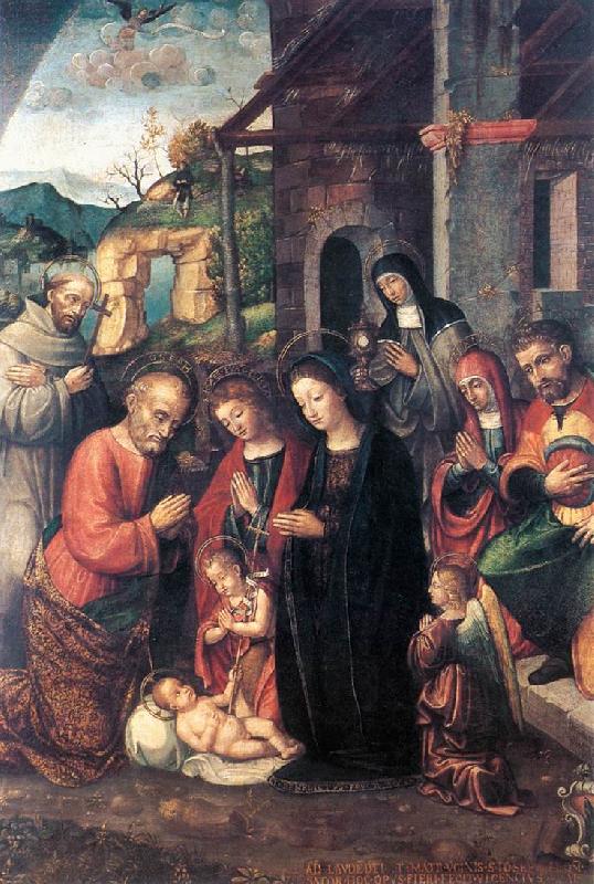 FASOLO, Bernardino Nativity se